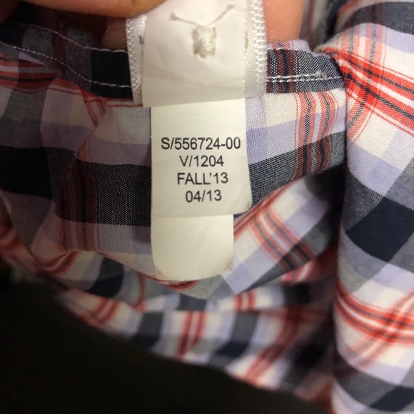 Banana Republic men’s short sleeve checkered shirt M - Picture 7 of 10